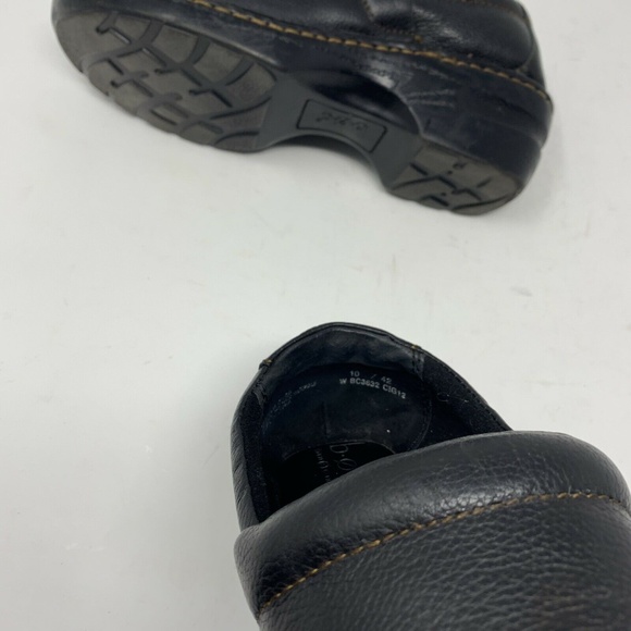 Born BOC Concept Womens 10M Black Leather Clogs - Picture 7 of 8